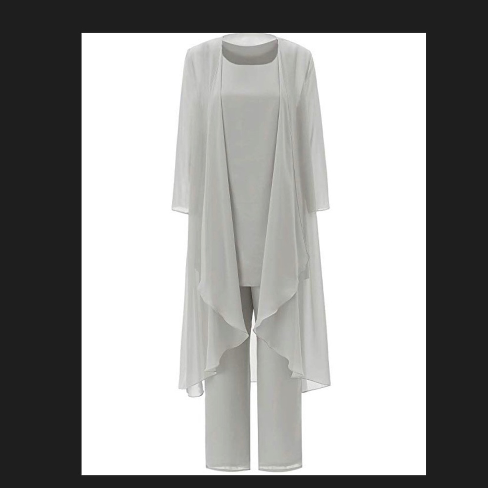 Chiffon 3 piece pant suit